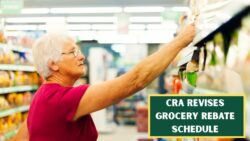 Canada Revenue Agency Revises $236 Grocery Rebate warning of schedule shifts for families
